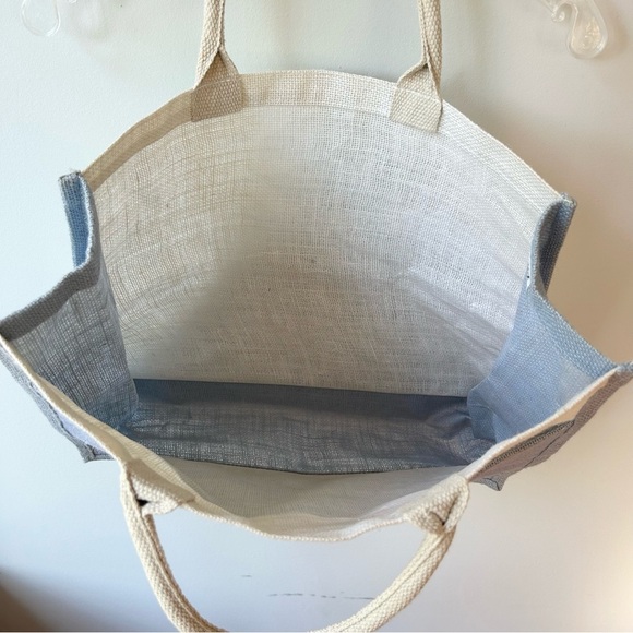 Woven jute tote bag from The Spa at Sea Island Cloister - Picture 4 of 5